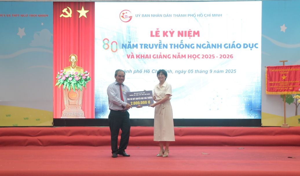 Trường Ngô Thời Nhiệm khai giảng năm học 2025 - 2026