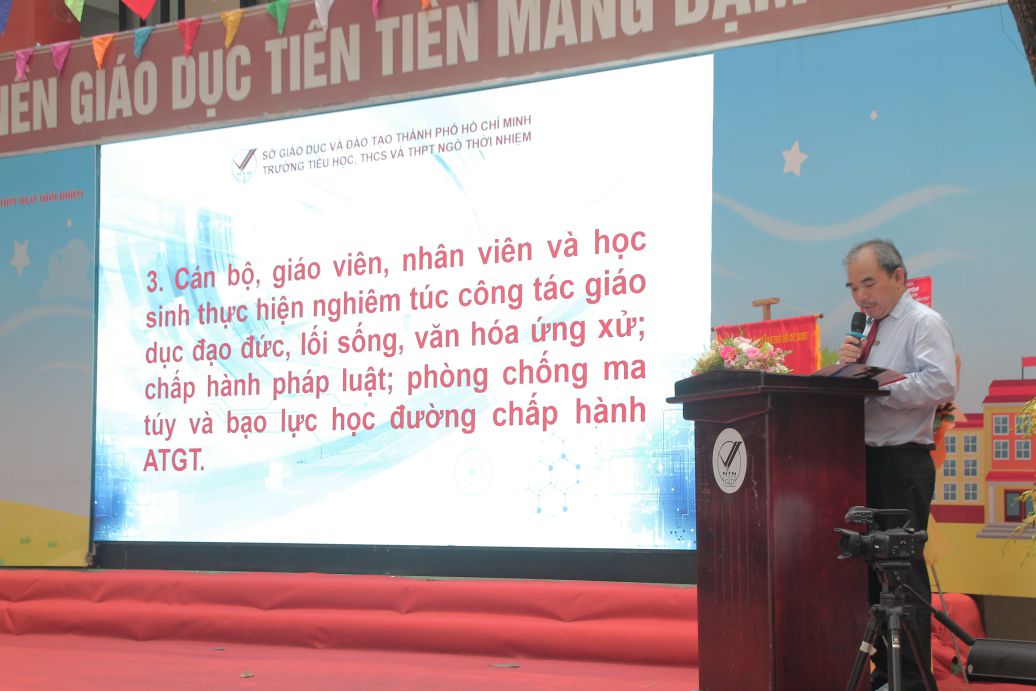 Trường Ngô Thời Nhiệm khai giảng năm học 2025 - 2026