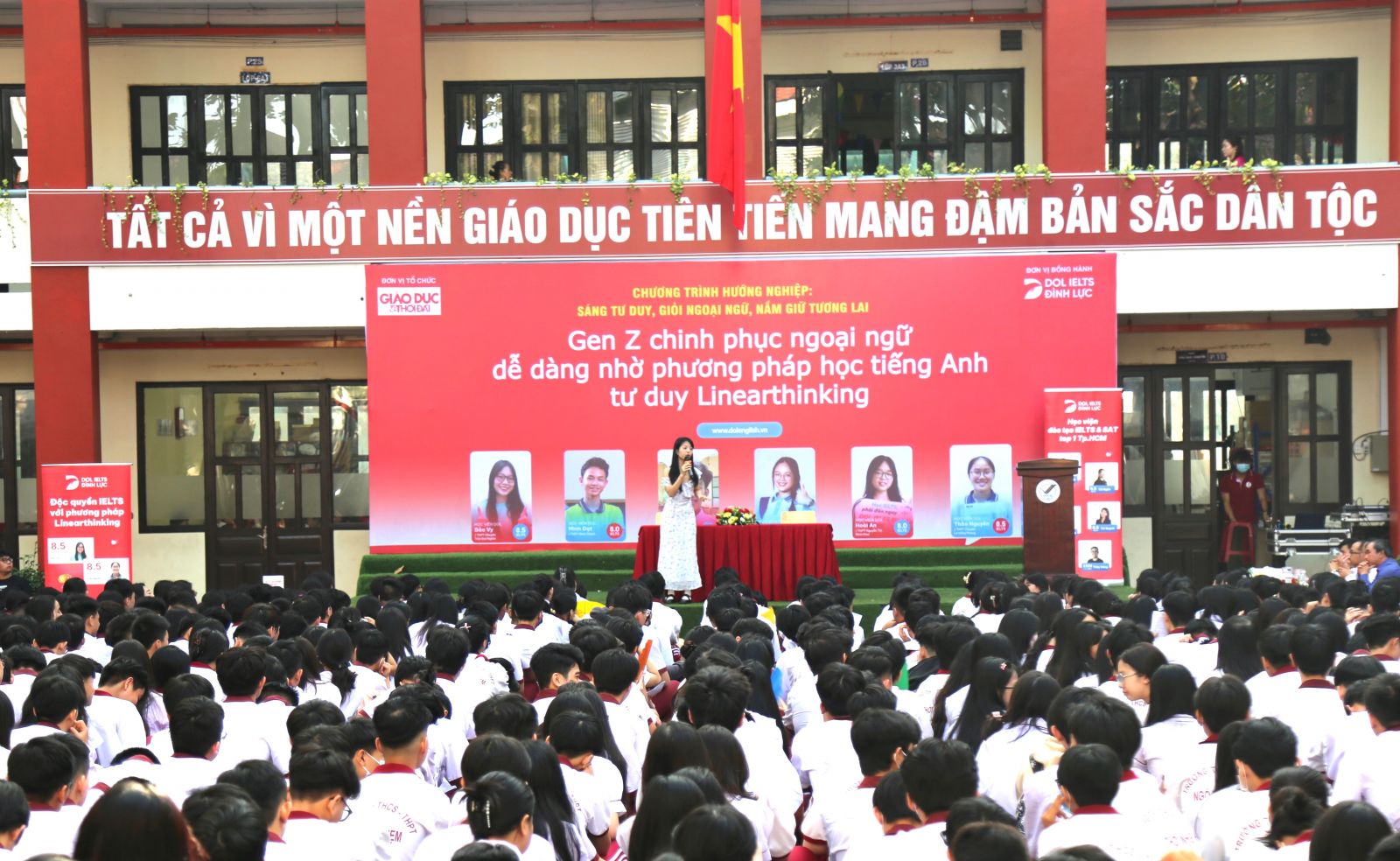 Linearthinking (tư duy tuyến tính) giúp cho học sinh dễ dàng nhớ từ vựng và tiếp thu kiến thức nhanh hơn 
