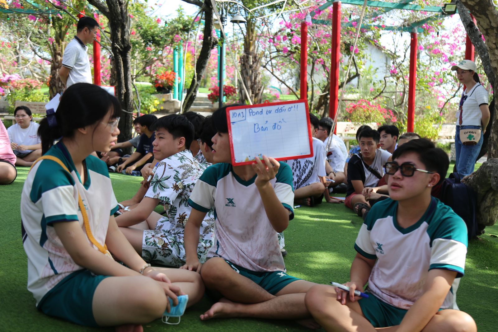 Phần thi kiến thức liên môn của các em học sinh