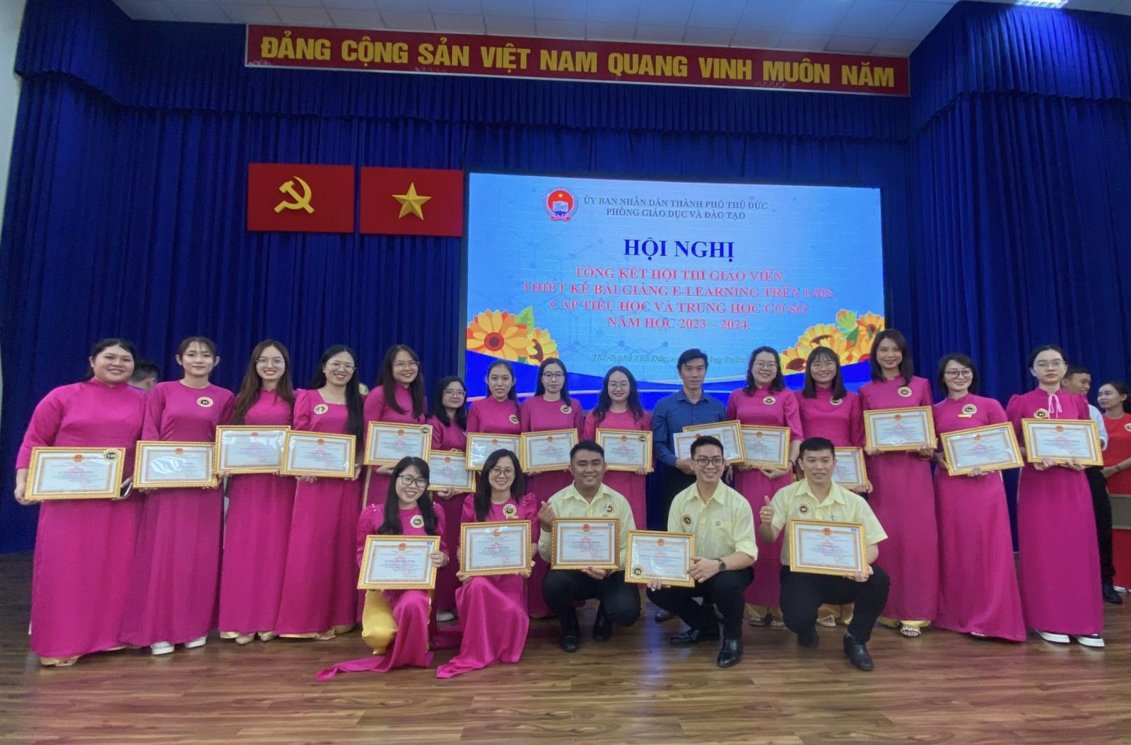 Các Thầy Cô đạt giải Nhất, Nhì, Ba trong Hội thi của TP.Thủ Đức