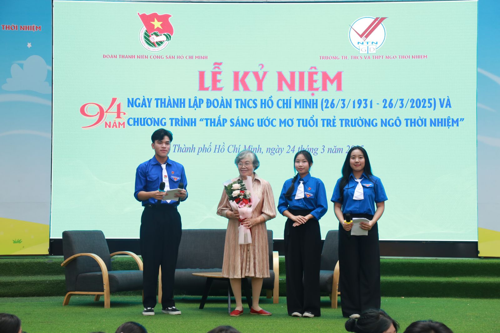 Giao lưu cùng cô Phạm Thị Thúy Vĩnh – Người sáng lập Hệ thống trường Ngô Thời Nhiệm