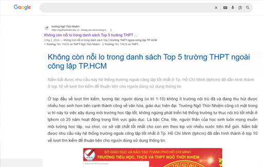 Có Top 3 Trường Phổ Thông Ngoài Công Lập TPHCM: Thách Thức Và Cơ Hội
