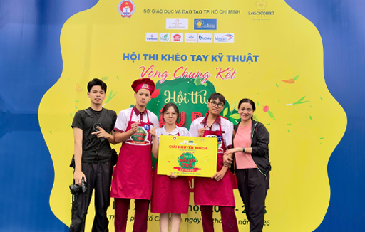 Hai đội “đầu bếp trẻ” Trường Ngô Thời Nhiệm đạt giải Khuyến khích cấp Thành phố tại Hội thi Khéo tay Kỹ thuật năm học 2025 - 2026