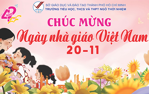 Kỷ niệm 42 năm ngày nhà giáo Việt Nam 20/11 - Chúc quý thầy cô dồi dào sức khoẻ, hạnh phúc và thành công