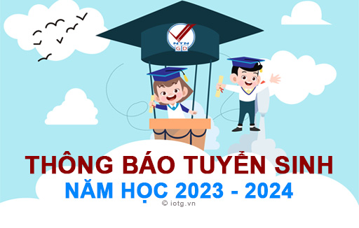 Thông báo tuyển sinh năm học 2023 - 2024