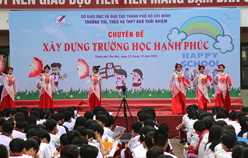 Trường Ngô Thời Nhiệm triển khai thực hiện “Xây dựng trường học hạnh phúc”