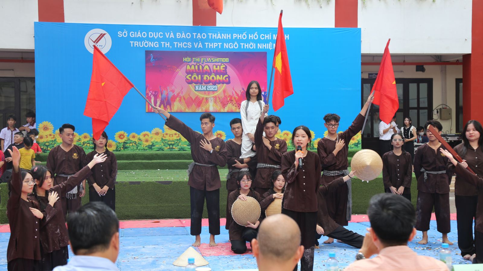 Tiếc mục đạt giải nhất hội thi nhảy Flashmop cấp 3