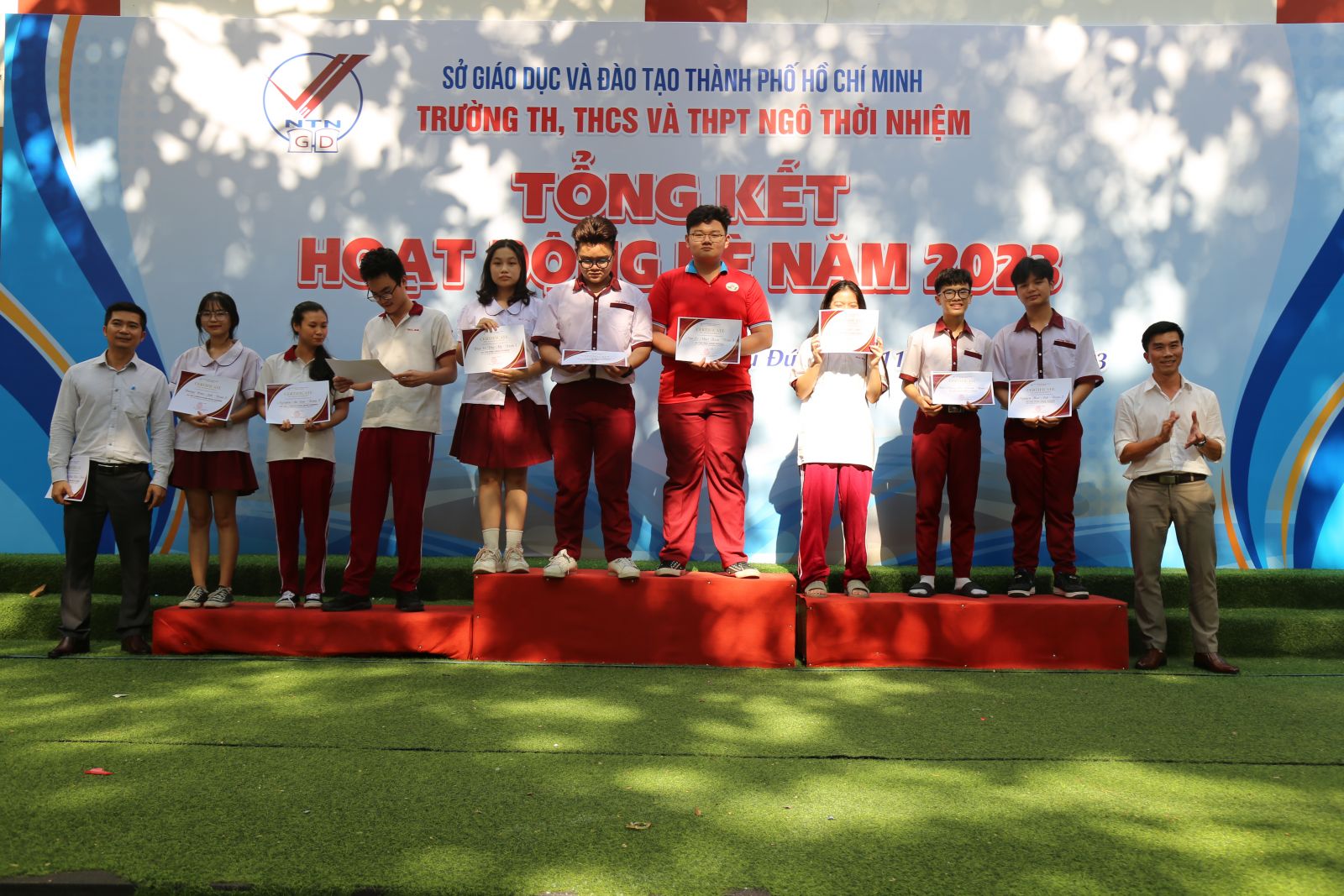 Trao giải cho các cá nhân, tập thể có thành tích trong hoạt động hè 2023