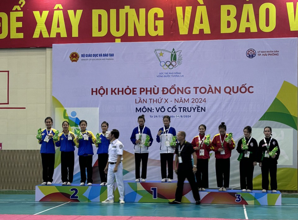 Em Hồ Thị Ngọc Nhi đạt thành tích cao trong Hội khỏe phù đổng toàn quốc lần thứ X năm 2024