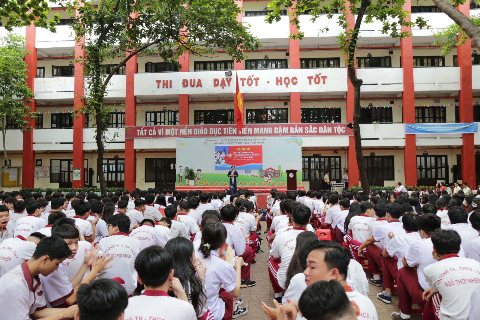 Chuyên đề giáo dục truyền thống kỷ niệm 77 năm Ngày Thương binh - Liệt sĩ (27/7/1947 - 27/7/2024)