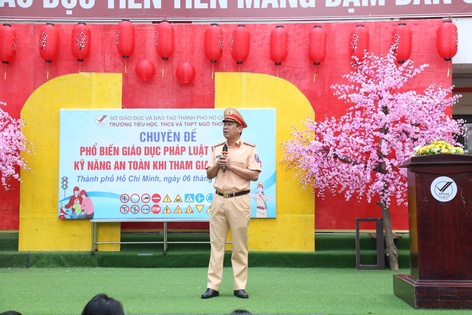 Trung tá Phạm Chánh Trung tại chuyên đề