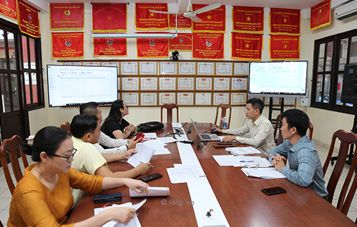 Giáo viên trường TiH, THCS và THPT Ngô Thời Nhiệm tham gia sôi nổi Hội thi thiết kế bài giảng e-learning cấp trường năm học 2023 - 2024